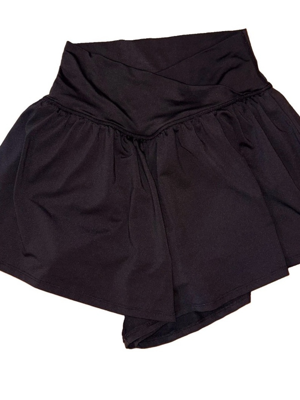 Black Women's Athletic Skort Shorts